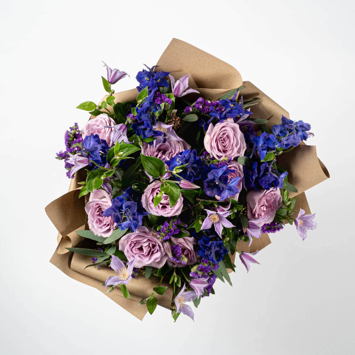 Purple and White Garden Bouquet