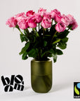 Fairtrade Cerise Pink Roses