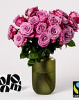 Fairtrade Muddled Grape Purple Roses