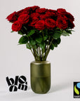 Fairtrade Red Naomi Roses