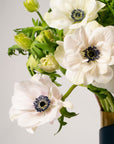 Porcelain White Anemones